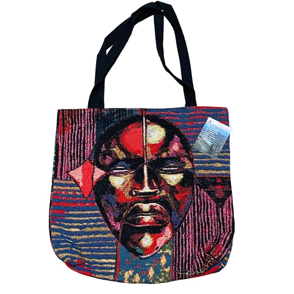 Ancestral Spirits African American Art Tapestry Tote Bag ~ Larry Poncho Brown